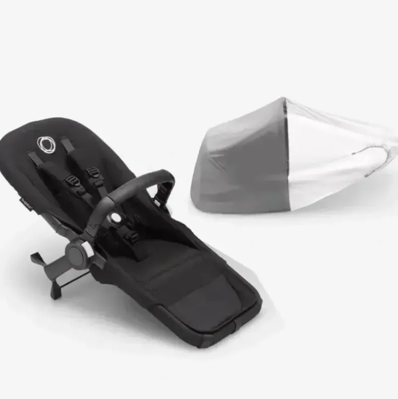Stroller|Bugaboo | Donkey 5 Duo Extension Set, Midnight Black - cutbabycare.com | baby boutique & care hub