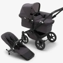 Stroller|Bugaboo - Donkey 5 Mineral Mono Complete, Black/Washed Black - cutbabycare.com | baby boutique & care hub