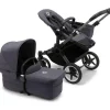 Stroller|Bugaboo - Donkey 5 Mono Complete Stroller, Graphite /Stormy Blue - cutbabycare.com | baby boutique & care hub