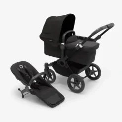 Stroller|Bugaboo - Donkey 5 Mono Complete Black/Midnight Black - cutbabycare.com | baby boutique & care hub