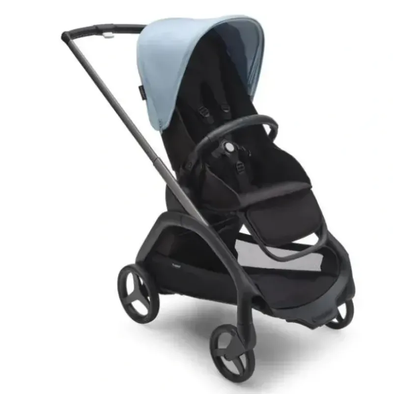 Stroller|Bugaboo - Dragonfly Stroller, Graphite/Midnight Black/Skyline Blue - cutbabycare.com | baby boutique & care hub