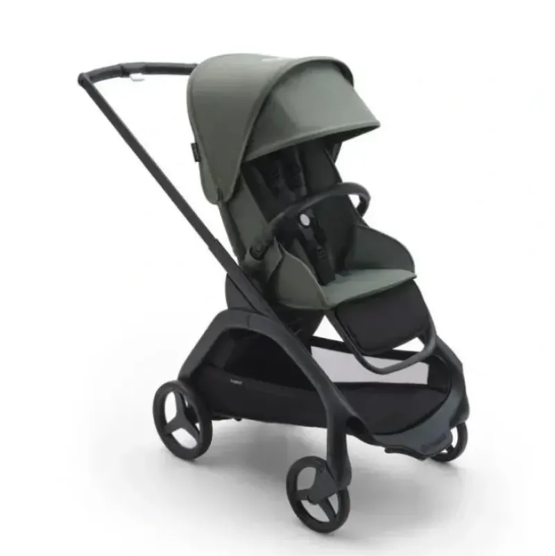Stroller|Bugaboo - Dragonfly Stroller, Black/Forest Green - cutbabycare.com | baby boutique & care hub
