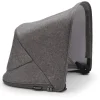 Stroller|Bugaboo - Fox 5 Sun Canopy, Grey Melange - cutbabycare.com | baby boutique & care hub