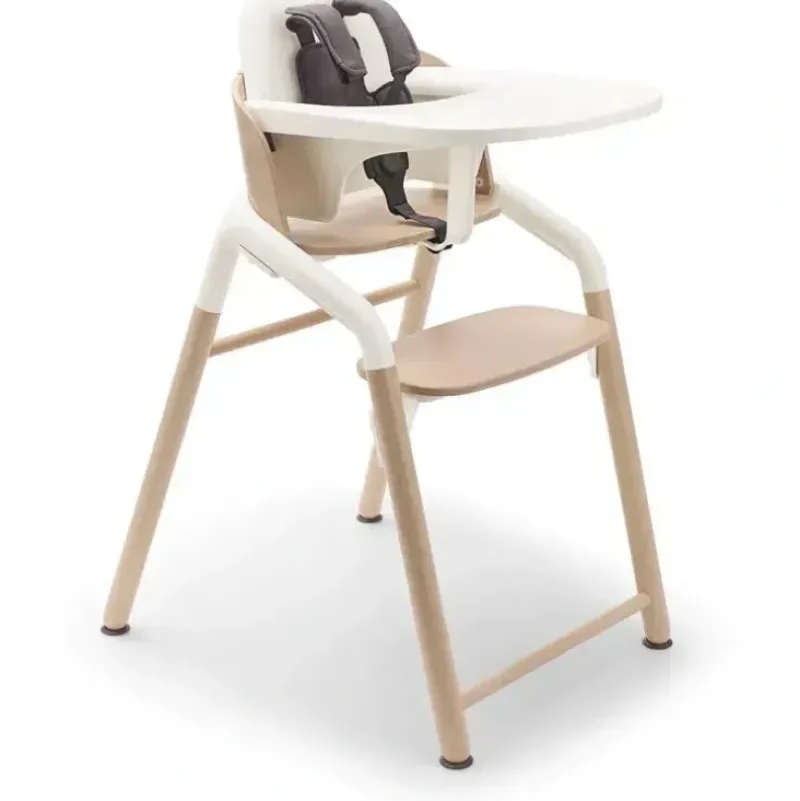 Shop All|Bugaboo - Giraffe Complete High Chair, Neutral Wood/White - cutbabycare.com | baby boutique & care hub