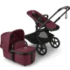 Car Seats|Bugaboo - Kangaroo Complete Stroller, Black/Dark Cherry - cutbabycare.com | baby boutique & care hub