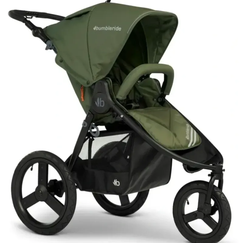 Stroller|Bumbleride Speed Baby/Infant Pram/Stroller Long Footwell w/ Air Pump Olive 6m+ - cutbabycare.com | baby boutique & care hub