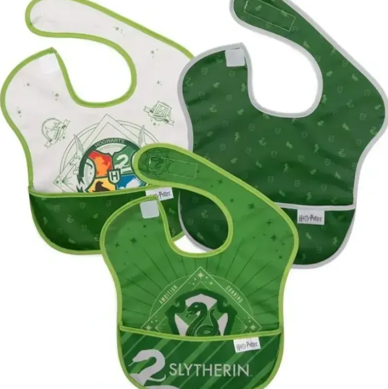 Shop All|Bumkins 19 - Harry Potter Superbib 3 Pack, Slytherin - cutbabycare.com | baby boutique & care hub