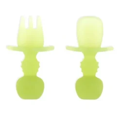 Shop All|Bumkins - Baby Utensils Set, Chewtensils Silicone, Green Jelly - cutbabycare.com | baby boutique & care hub