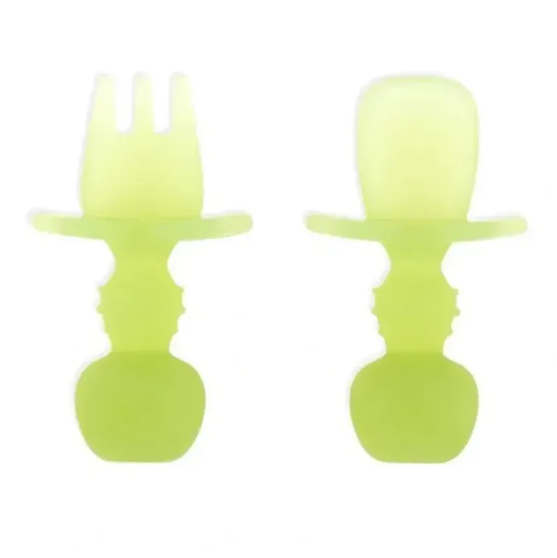Shop All|Bumkins - Baby Utensils Set, Chewtensils Silicone, Green Jelly - cutbabycare.com | baby boutique & care hub