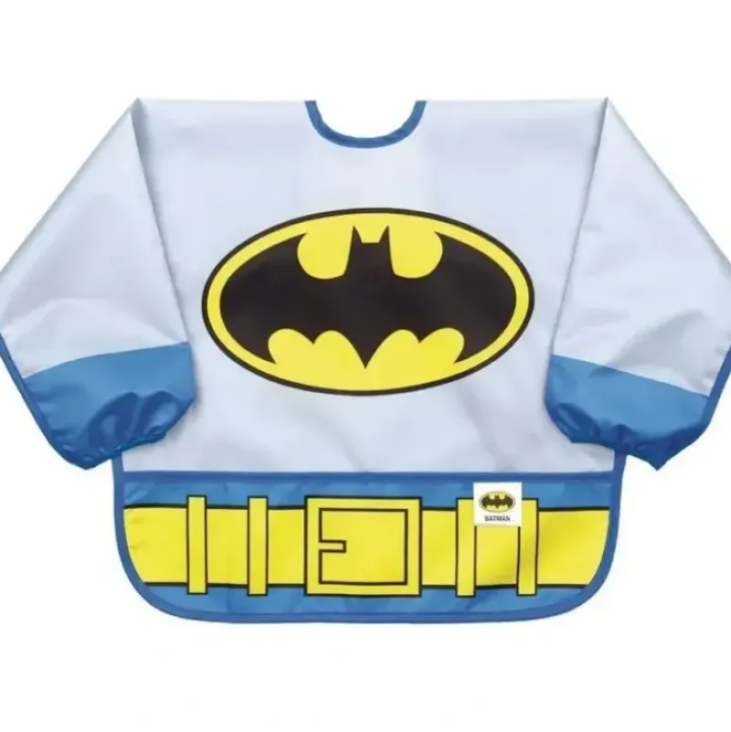 Shop All|Bumkins - Dc Comics Costume Sleeved Bib Batman Comic - cutbabycare.com | baby boutique & care hub