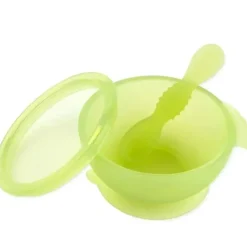 Shop All|Bumkins - Silicone Feeding Set with Suction for Baby and Toddler, Green Jelly - cutbabycare.com | baby boutique & care hub