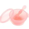Shop All|Bumkins - Silicone Feeding Set with Suction for Baby and Toddler, Pink Jelly - cutbabycare.com | baby boutique & care hub