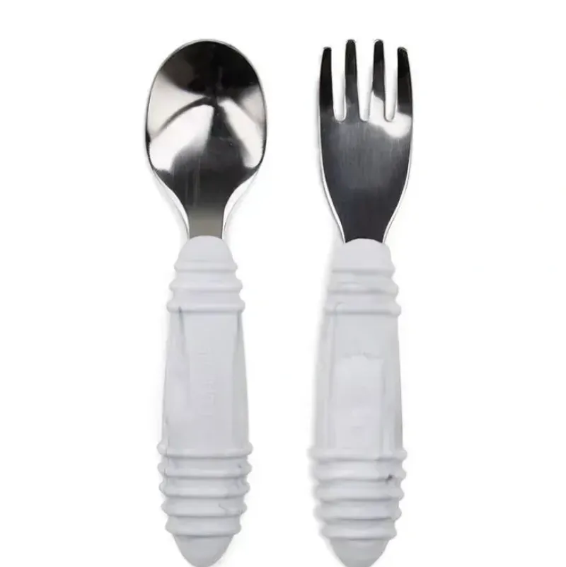 Shop All|Bumkins - Spoon & Fork, Marble - cutbabycare.com | baby boutique & care hub