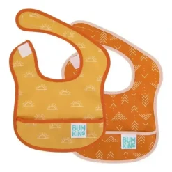 Shop All|Bumkins - Starter Bib 2 Pk, Sunshine/Grounded - cutbabycare.com | baby boutique & care hub