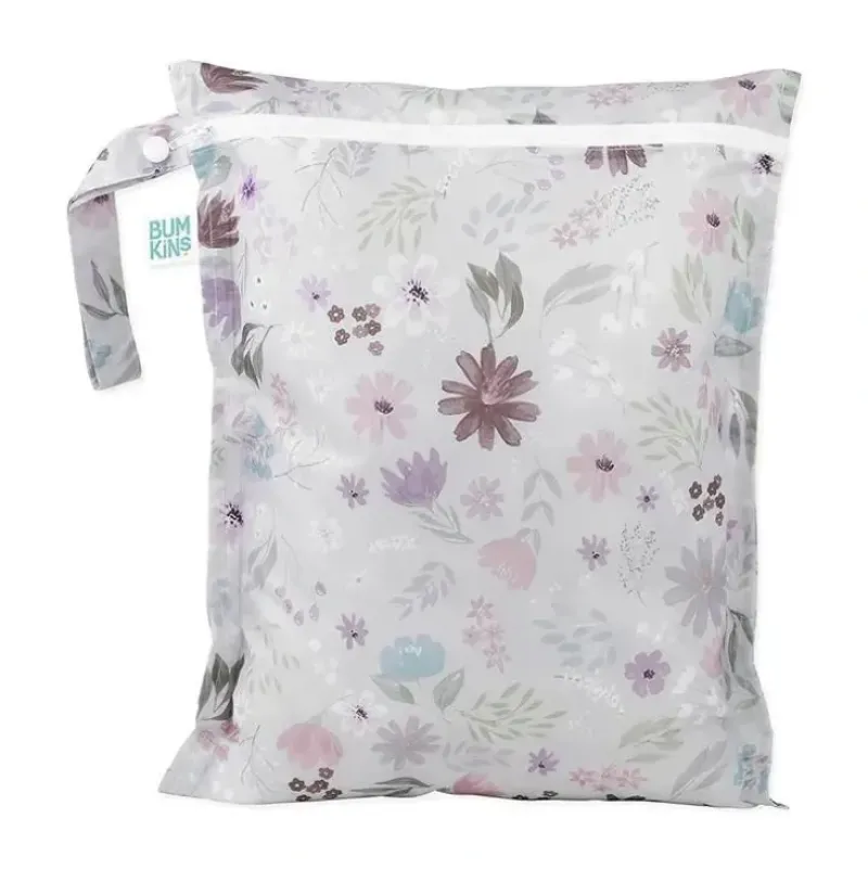 Stroller|Bumkins - Waterproof Wet Bag, Floral - cutbabycare.com | baby boutique & care hub