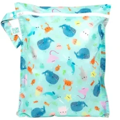 Stroller|Bumkins - Waterproof Wet Bag, Ocean Life - cutbabycare.com | baby boutique & care hub