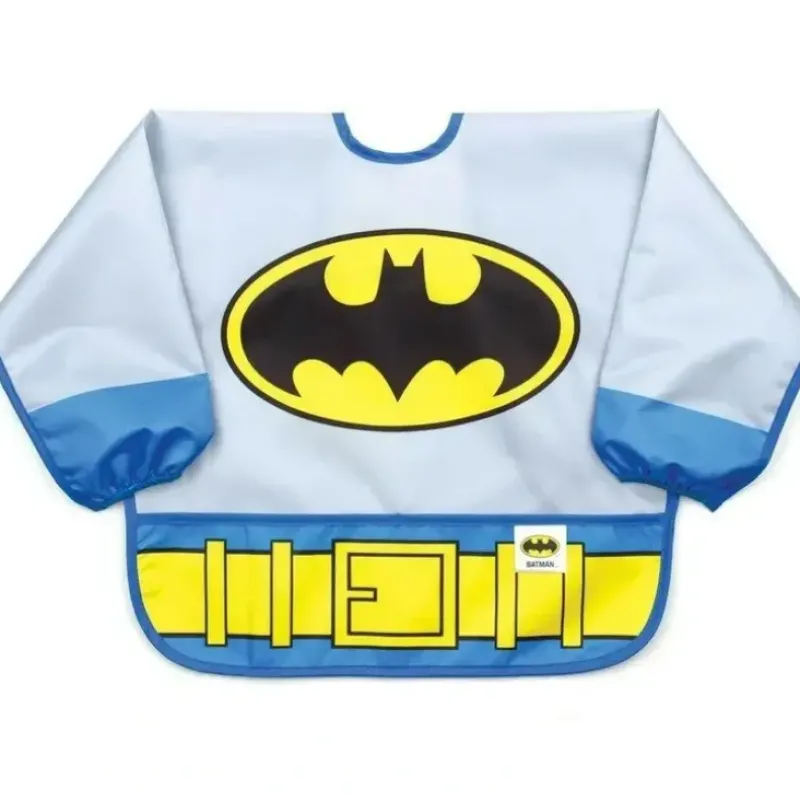 Shop All|Bumkins Costume Sleeved Bib - Batman - cutbabycare.com | baby boutique & care hub