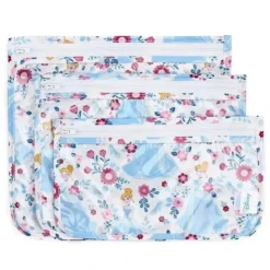 Shop All|Bumkins Disney Clear Travel Bag 3-Pack, Cinderella - cutbabycare.com | baby boutique & care hub