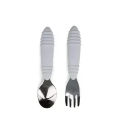 Shop All|Bumkins Spoon and Fork - Grey - cutbabycare.com | baby boutique & care hub
