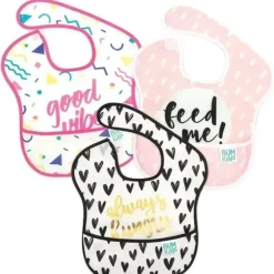 Shop All|Bumkins SuperBib 3-Pack, Wild and Free/Watercolor/Brush Strokes - cutbabycare.com | baby boutique & care hub