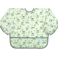 Shop All|Bumkins Waterproof Sleeved Bib - Llama - cutbabycare.com | baby boutique & care hub