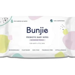 Shop All|Bunjie Probiotic Baby Wipes 80 Pack - cutbabycare.com | baby boutique & care hub