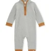 Shop All|Burts Bees - French Terry Collard Jumpsuit, Heather Grey - cutbabycare.com | baby boutique & care hub