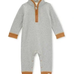 Shop All|Burts Bees - French Terry Collard Jumpsuit, Heather Grey - cutbabycare.com | baby boutique & care hub