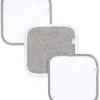 Shop All|Burts Bees - 3Pk Bee Essentials Washcloths, Heather Grey - cutbabycare.com | baby boutique & care hub