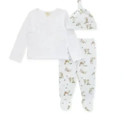 Shop All|Burts Bees - 3Pk Billy Goat Take Me Home Set, Cloud - cutbabycare.com | baby boutique & care hub