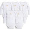 Shop All|Burt's Bees Baby Essentials Long Sleeve Bodysuit 5-Pack 3-6M - cutbabycare.com | baby boutique & care hub