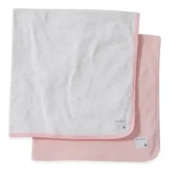 Stroller|Burt's Bees Baby 2-Pack Organic Cotton Blankets, Blossom - cutbabycare.com | baby boutique & care hub