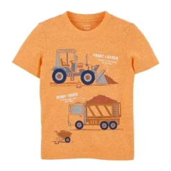 Shop All|Carters - Baby Boy Construction Jersey Tee, Yellow - cutbabycare.com | baby boutique & care hub