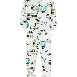 Shop All|Carter's - Baby Boy Transportation Snug Fit Cotton Footie PJs - cutbabycare.com | baby boutique & care hub