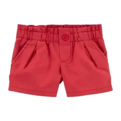 Shop All|Carters - Baby Girl Linen Shorts, Red - cutbabycare.com | baby boutique & care hub