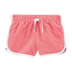 Shop All|Carters - Toddler Girl Pull-On Terry Shorts, Pink - cutbabycare.com | baby boutique & care hub