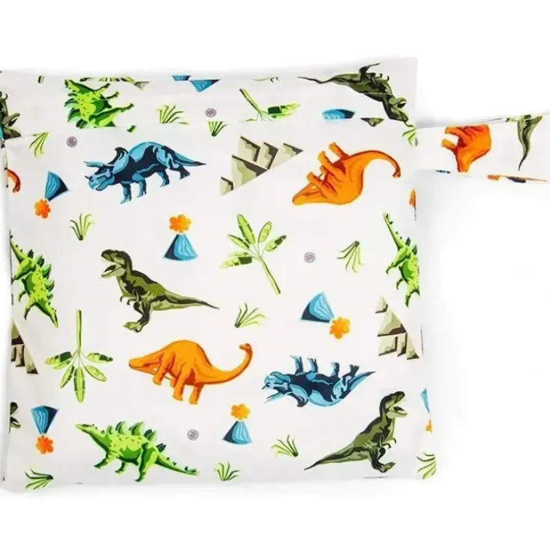 Stroller|Charlie Banana - Dinossaurs Waterproof Reusable and Washable Tote Bag - cutbabycare.com | baby boutique & care hub