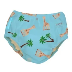 Shop All|Charlie Banana - Reusable Easy Snaps Swim Diaper, Sophie Coco Blue - cutbabycare.com | baby boutique & care hub