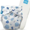 Shop All|Charlie Banana - Tropical Blue Reusable Cloth Diaper One Size - cutbabycare.com | baby boutique & care hub