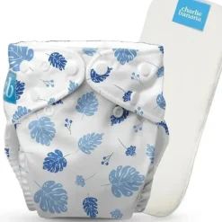 Shop All|Charlie Banana - Tropical Blue Reusable Cloth Diaper One Size - cutbabycare.com | baby boutique & care hub