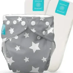Shop All|Charlie Banana - Twinkle Little Stars Baby Fleece Reusable and Washable Cloth Diaper System - cutbabycare.com | baby boutique & care hub