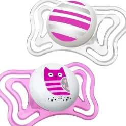 Shop All|Chicco - 2 Pk Physioforma Light Day & Night Orthodontic Pacifier Pink, 6/16M - cutbabycare.com | baby boutique & care hub