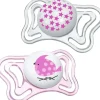 Shop All|Chicco - 2 Pk Physioforma Light Day & Night Orthodontic Pacifier Pink, 0/6M - cutbabycare.com | baby boutique & care hub