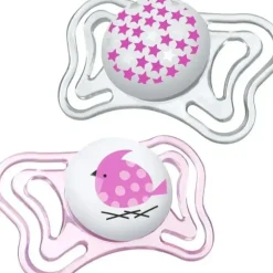 Shop All|Chicco - 2 Pk Physioforma Light Day & Night Orthodontic Pacifier Pink, 0/6M - cutbabycare.com | baby boutique & care hub