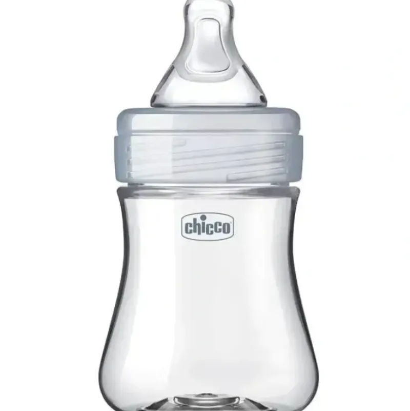 Shop All|Chicco - Duo 5Oz Hybrid Baby Bottle, Grey - cutbabycare.com | baby boutique & care hub