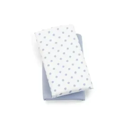 Shop All|Chicco 2 Pack Lullaby Playard Sheets, Blue Dot - cutbabycare.com | baby boutique & care hub