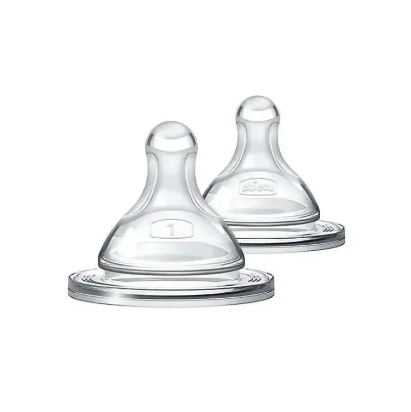 Shop All|Chicco - 2Pk Duo Baby Bottle Nipple Stage 1 Slow Flow, 0M+ - cutbabycare.com | baby boutique & care hub