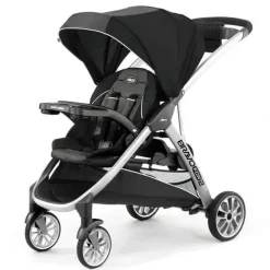 Stroller|Chicco BravoFor2 Standing/Sitting Double Stroller, Iron - cutbabycare.com | baby boutique & care hub