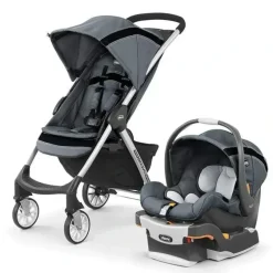 Stroller|Chicco Mini Bravo Sport Travel System, Carbon - cutbabycare.com | baby boutique & care hub