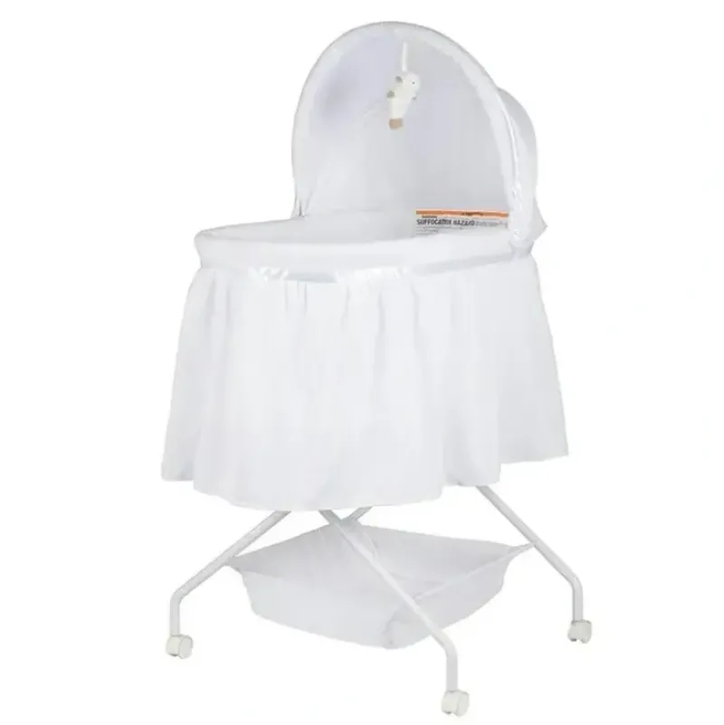 Shop All|Childcare Comfortable Lullabye Skirt Baby Bassinet Sleeper Nursery W/ Mattress Lamb - cutbabycare.com | baby boutique & care hub